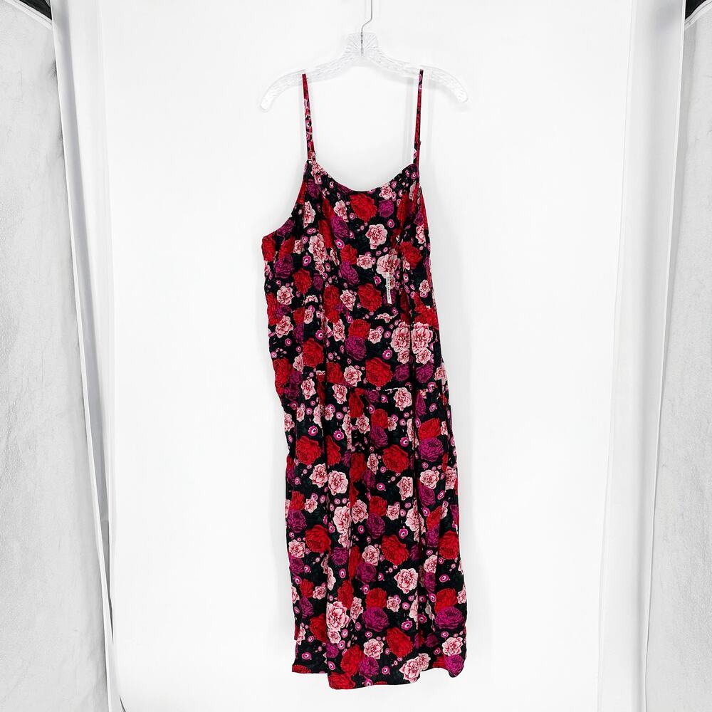Old Navy Sleeveless Floral Midi Dress Size XXL